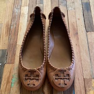 Tory Burch Leather Flats Sz 9